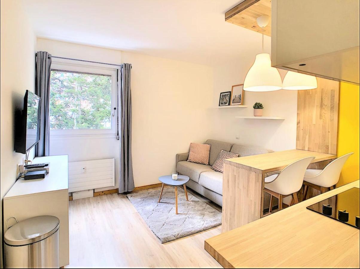 Centre Saint-Gervais Studio Jaune Moderne Proche Telecabine 2 Pers エクステリア 写真